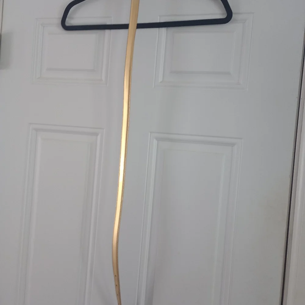 Gold Women Unbranded Belt Faux Leather Large 38 Inches